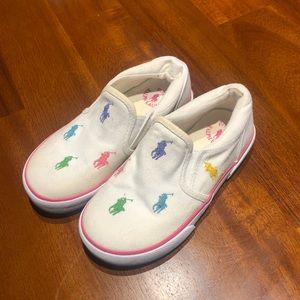 Ralph Lauren slide ons